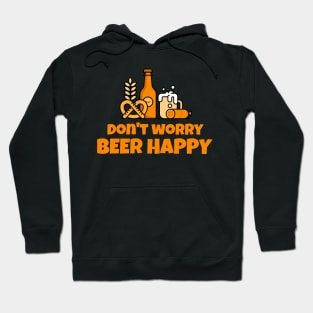 Don't worry beer happy beer day beer lovers Hoodie